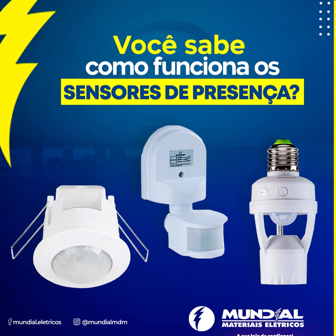 Você sabe como funciona os sensores de presença?